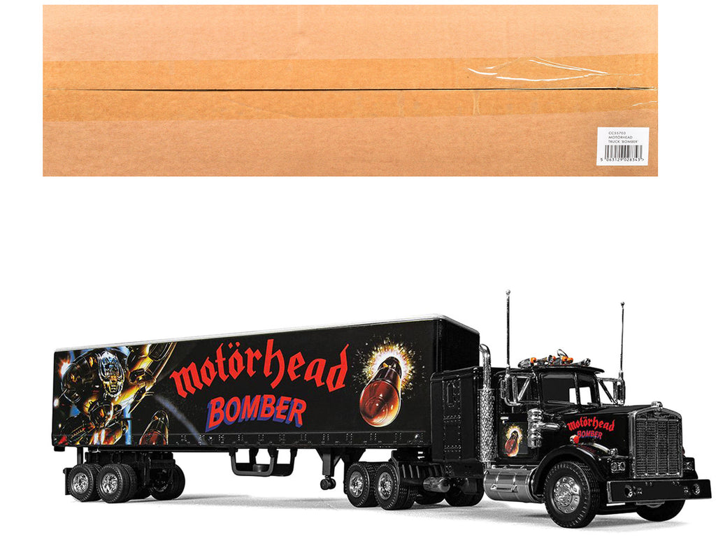 "Motorhead Bomber" Transport Truck Black 1/50 Diecast Model by Corgi-0