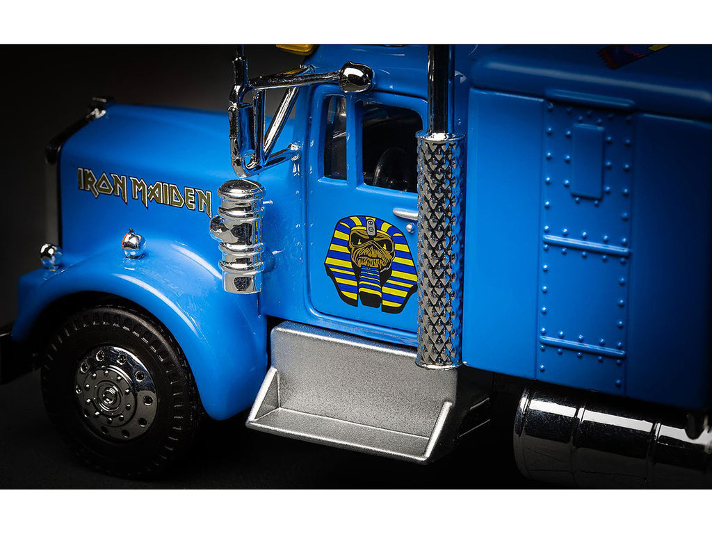Iron Maiden "Powerslave" Transport Truck Blue "World Slavery Tour 1984-85" 1/50 Diecast Model by Corgi-3