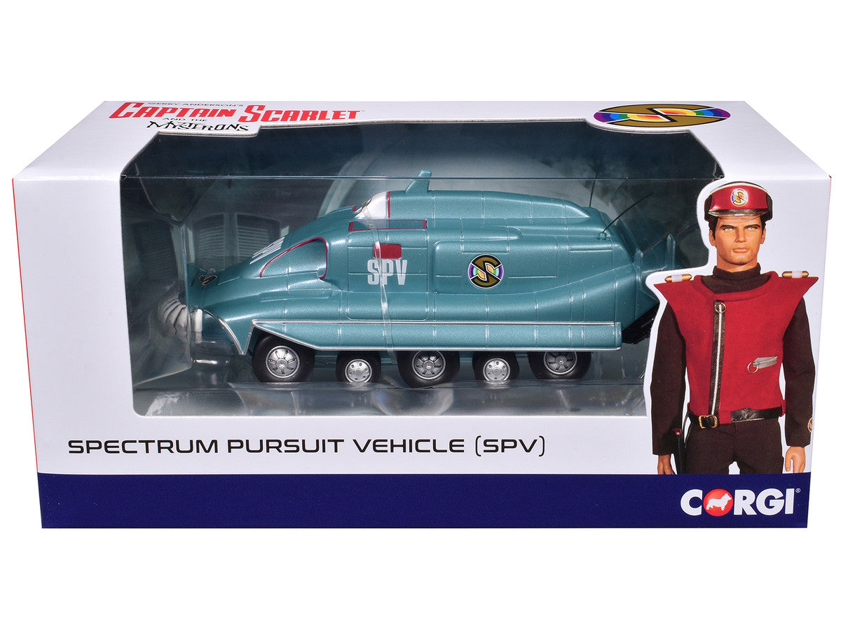 Spectrum Pursuit Vehicle (SPV) Blue Metallic "Captain Scarlet and the Mysterons" (1967-1968) TV Series Diecast Model by Corgi-2