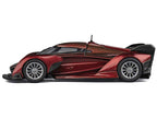 McLaren Solus GT Wine Red Metallic with Gold Stripes 1/64 Diecast Model Car by CM Model-1
