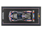 Pagani Zonda Revo Barchetta Carbon with Red White and Blue Stripes 1/64 Diecast Model Car by CM Model-3