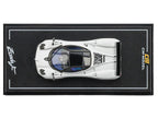 Pagani Zonda F Pearl White with Black Top 1/64 Diecast Model Car by CM Model-3