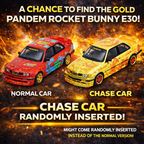 Pandem Rocket Bunny E30 "Year of the Horse - Chinese New Year 2026 Special Edition" Red Metallic with Graphics Limited Edition to 8888 pieces Worldwide 1/64 Diecast Model Car by Inno Models