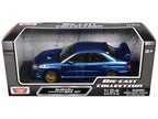Subaru Impreza WRX STi Blue Metallic 1/24 Diecast Model Car by Motormax-1