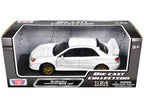 Subaru Impreza WRX STi White 1/24 Diecast Model Car by Motormax-1
