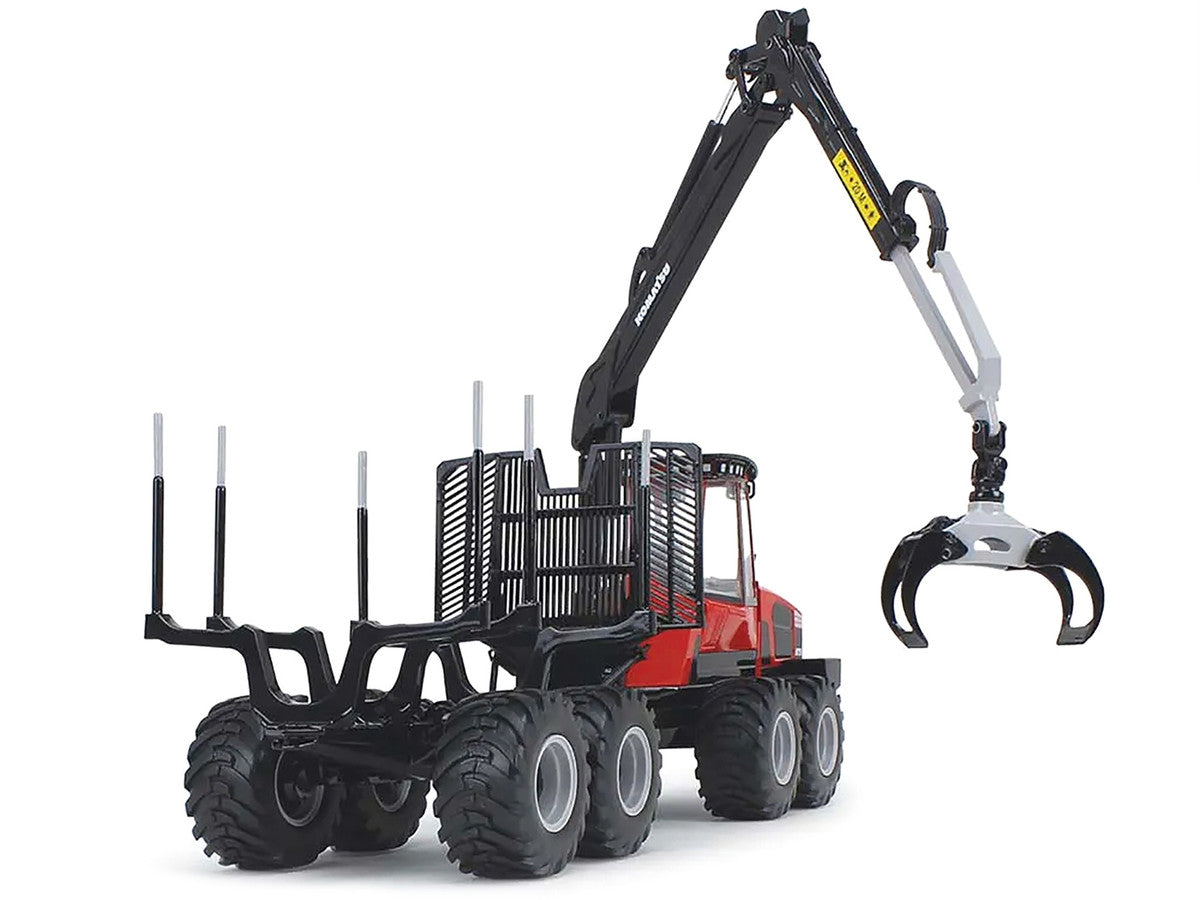 Komatsu 875.1 Forwarder Red and Black 1/32 Diecast Model by First Gear-3