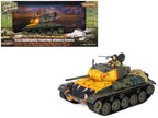M24 Chaffee Light Tank "Tiger Face 79th Tank Btn Han River South Korea" (1950) United States Army "Armoured Fighting Vehicle" Series 1/32 Diecast Model by Forces of Valor-0