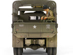 GMC CCKW-353B Cargo Truck "1st Infantry Division Weymouth England World War II" (1945) United States Army with Figures "Armoured Fighting Vehicle" Series 1/32 Diecast Model by Forces of Valor-0