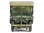 Willys MB Jeep with Trailer Olive Drab (Weathered) with Driver Figure "United States Army" "Mini AFV" Series 1/64 Diecast Model by Forces of Valor-2