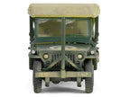 Willys MB Jeep with Trailer Olive Drab (Weathered) with Driver Figure "United States Army" "Mini AFV" Series 1/64 Diecast Model by Forces of Valor