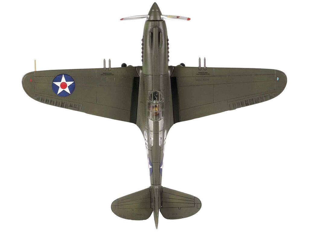 Curtiss P-40B HAWK 81A-2 (P-8127) Aircraft Fighter "47th Pursuit Squadron (15th Pursuit Group) Serial : 316/15P Hawaiian Islands Pearl Habor" (7 December 1941) "WW2 Aircrafts Series" 1/72 Diecast Model by Forces of Valor-2