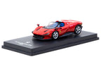2021 Ferrari Daytona SP3 Red Metallic with Booklet 1/64 Diecast Model Car by Centauria