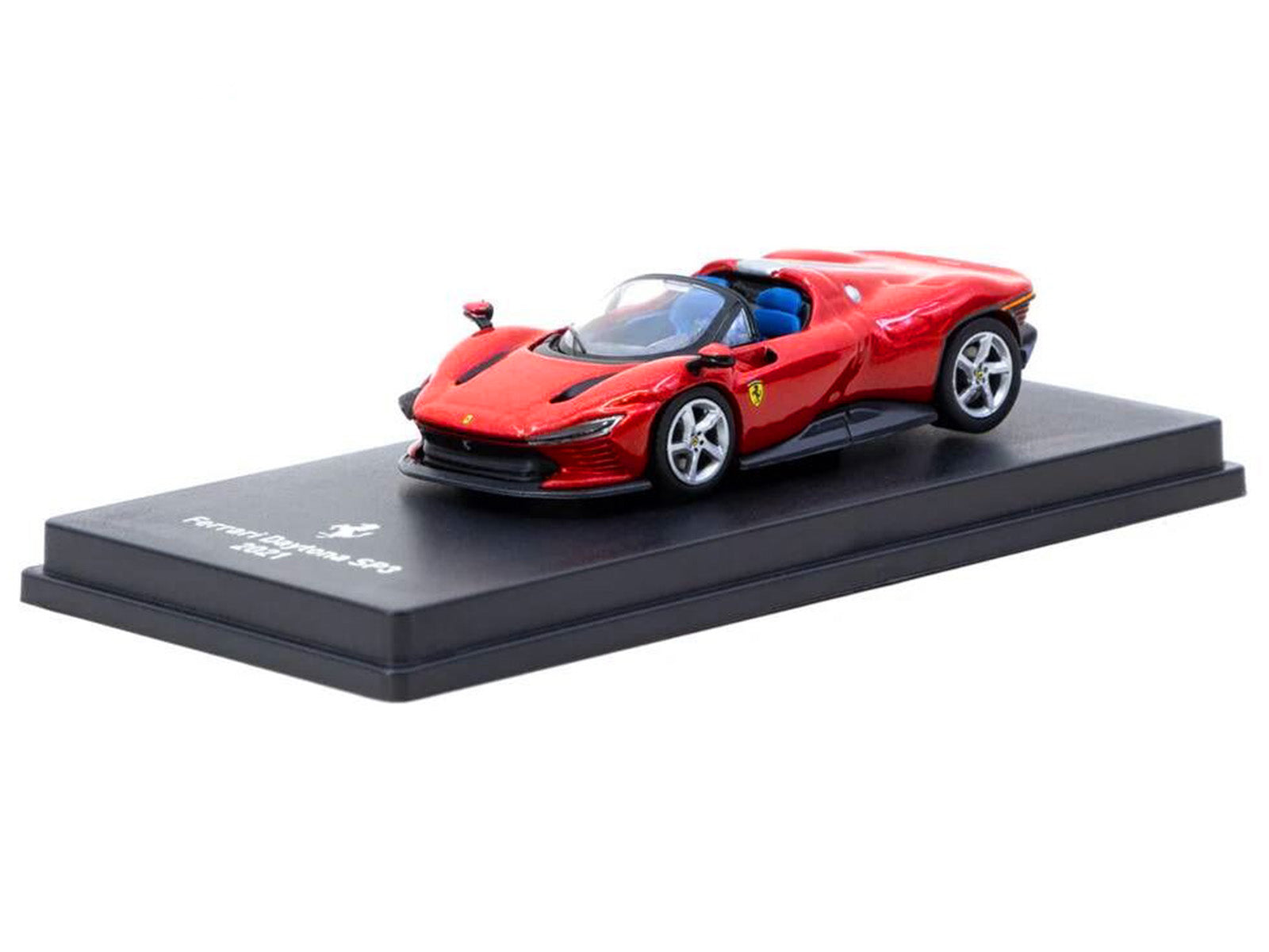 2021 Ferrari Daytona SP3 Red Metallic with Booklet 1/64 Diecast Model Car by Centauria