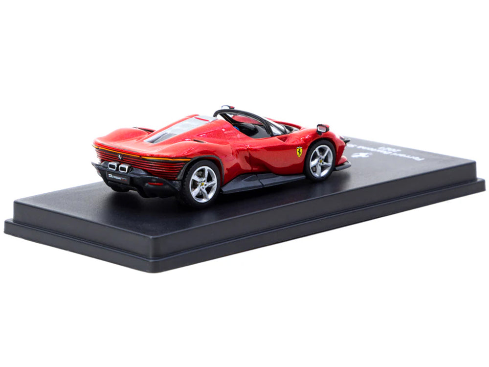 2021 Ferrari Daytona SP3 Red Metallic with Booklet 1/64 Diecast Model Car by Centauria