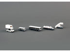 Airport Service Vehicles Set of 5 pieces "Gemini 200" Series Diecast Models by GeminiJets-3