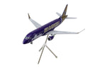 Embraer ERJ-175 Commercial Aircraft "Alaska Airlines/Horizon - University of Washington Huskies" (N662QX) Purple with Gold Tail "Gemini 200" Series 1/200 Diecast Model Airplane by GeminiJetsG2ASA1287-1