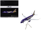 Embraer ERJ-175 Commercial Aircraft "Alaska Airlines/Horizon - University of Washington Huskies" (N662QX) Purple with Gold Tail "Gemini 200" Series 1/200 Diecast Model Airplane by GeminiJetsG2ASA1287-0