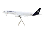 Airbus A321P2F Commercial Aircraft "Lufthansa Cargo" (D-AEUC) White with Blue Tail "Gemini 200" Series 1/200 Diecast Model Airplane by GeminiJets-2