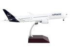Boeing 787-9 Commercial Aircraft with Flaps Down "Lufthansa" White with Blue Tail "Gemini 200" Series 1/200 Diecast Model Airplane by GeminiJets-1
