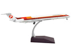 McDonnell Douglas MD-81 Commercial Aircraft "Frontier Airlines" (N859HA) White with Red and Orange Stripes "Gemini 200" Series 1/200 Diecast Model Airplane by GeminiJets-2