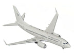 Boeing 737-700 Transport Aircraft "Fuerza Aerea Argentina (Air Force)" (T-99) Gray "Gemini 200" Series 1/200 Diecast Model Airplane by GeminiJets-1