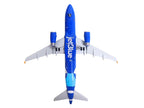Airbus A320 Commercial Aircraft "JetBlue Airways - Forever Blue" (N547JB) Blue with Graphics "Gemini 200" Series 1/200 Diecast Model Airplane by GeminiJets-3