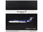 Boeing 717-200 Commercial Aircraft "Midwest Airlines" (N920ME) Blue and White "Gemini 200" Series 1/200 Diecast Model Airplane by GeminiJets-2