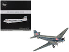 Douglas DC-3 Commercial Aircraft "Pan American Airways" (NC33611) Polished Metal Finish "Gemini 200" Series 1/200 Diecast Model Airplane by GeminiJets-0