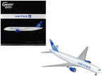 Boeing 777-200ER Commercial Aircraft "United Airlines" (N798UA) White with Blue Tail "Gemini 200" Series 1/200 Diecast Model by GeminiJets-2