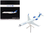 Bombardier CRJ550 Commercial Aircraft "United Express" (N506GJ) White with Blue Tail "Gemini 200" Series 1/200 Diecast Model Airplane by GeminiJets-3