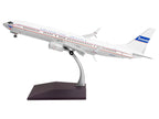 Boeing 737-900ER Commercial Aircraft with Flaps Down "Continental Airlines - United Airlines" (N75435) White with Red and Blue Stripes "Gemini 200" Series 1/200 Diecast Model Airplane by GeminiJets-0