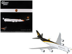 Boeing 747-8F Commercial Aircraft "UPS Worldwide Services" (N607UP) White with Brown Tail "Gemini 200 - Interactive Series" Series 1/200 Diecast Model by GeminiJets-2
