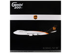 Boeing 747-8F Commercial Aircraft "UPS Worldwide Services" (N607UP) White with Brown Tail "Gemini 200" Series 1/200 Diecast Model by GeminiJets-1