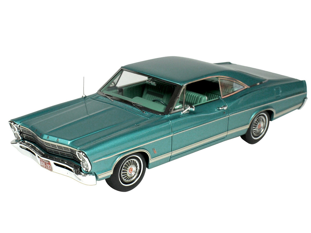1976 Ford Galaxie Clearwater Aqua Metallic with Aqua Interior Limited Edition to 200 pieces Worldwide 1/43 Model Car by Goldvarg Collection