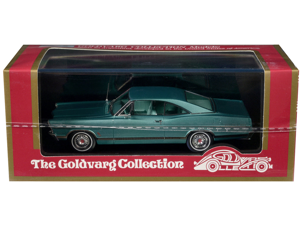 1976 Ford Galaxie Clearwater Aqua Metallic with Aqua Interior Limited Edition to 200 pieces Worldwide 1/43 Model Car by Goldvarg Collection
