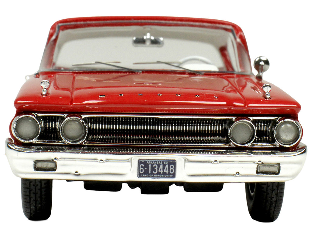 1960 Mercury Park Lane 4 Door Sedan Signal Red with White Interior Limited Edition to 200 pieces Worldwide 1/43 Model Car by Goldvarg Collection-3