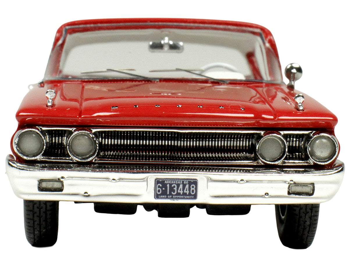 1960 Mercury Park Lane 4 Door Sedan Signal Red with White Interior Limited Edition to 200 pieces Worldwide 1/43 Model Car by Goldvarg Collection-3