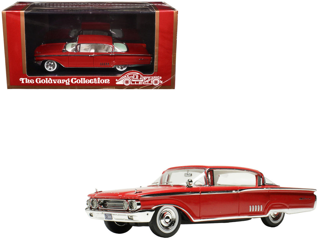 1960 Mercury Park Lane 4 Door Sedan Signal Red with White Interior Limited Edition to 200 pieces Worldwide 1/43 Model Car by Goldvarg Collection-4