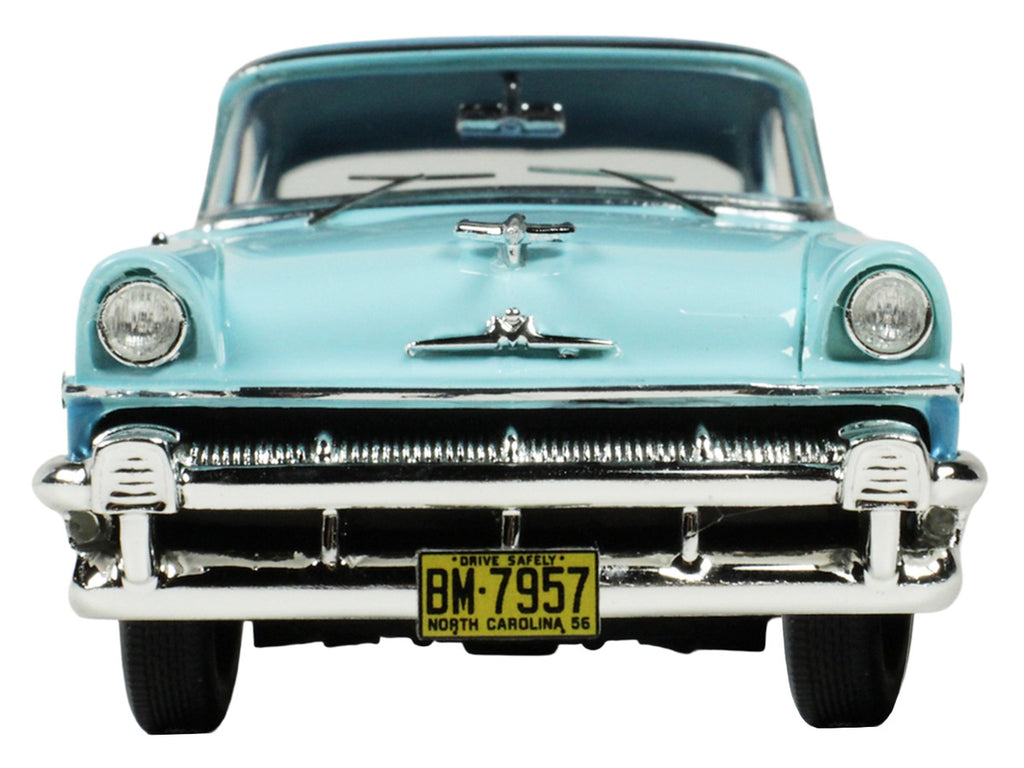 1956 Mercury Montclair Phaeton Lauderdale Blue and Niagara Blue with Blue Interior Limited Edition to 200 pieces Worldwide 1/43 Model Car by Goldvarg Collection-3
