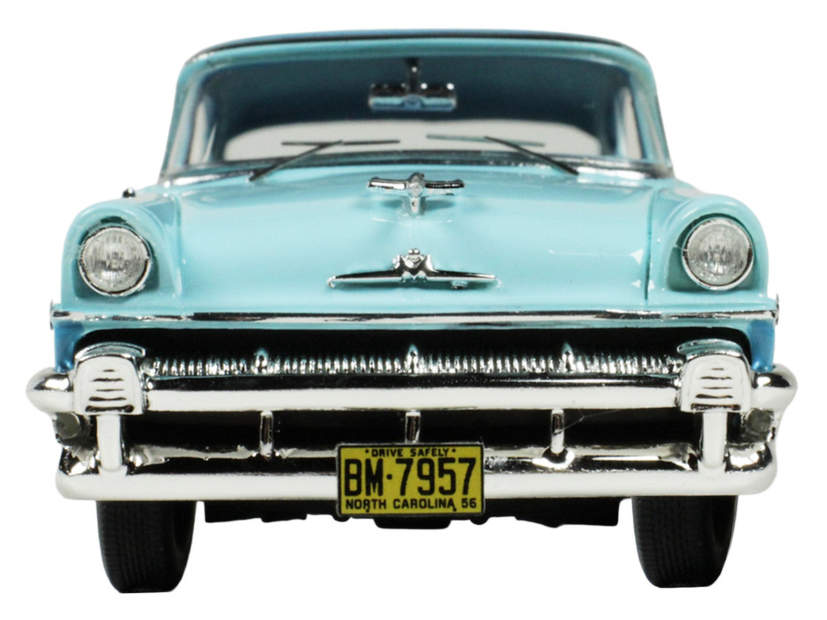 1956 Mercury Montclair Phaeton Lauderdale Blue and Niagara Blue with Blue Interior Limited Edition to 200 pieces Worldwide 1/43 Model Car by Goldvarg Collection-3