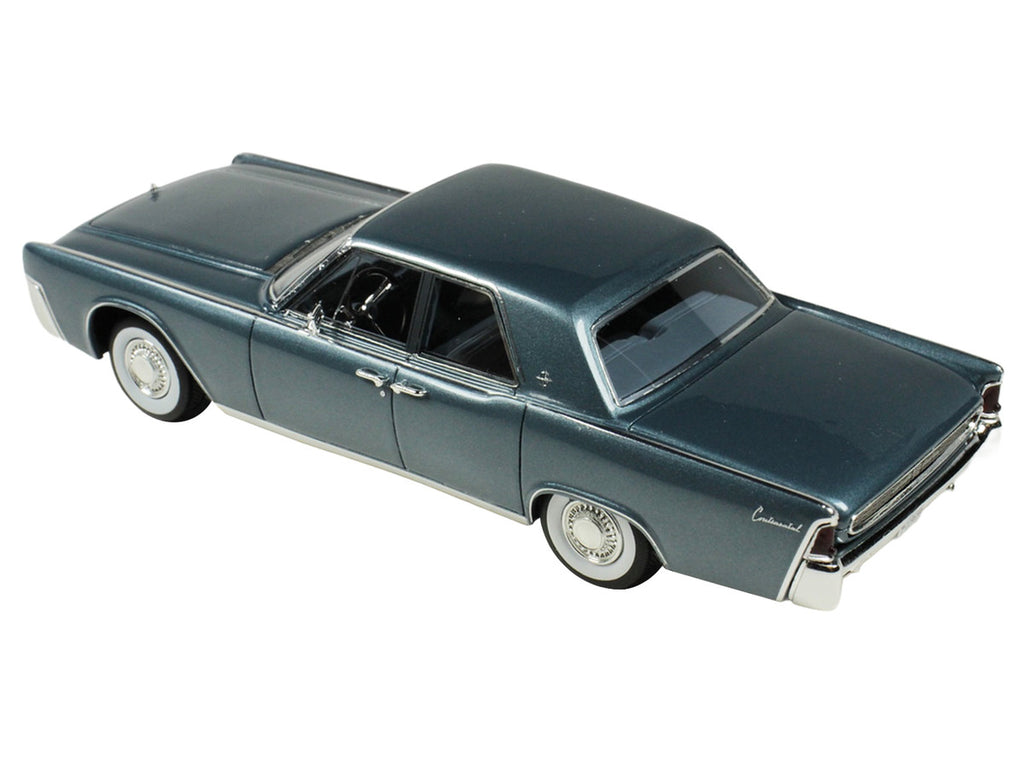 1962 Lincoln Continental Oxford Gray Metallic with Blue Interior Limited Edition to 200 pieces Worldwide 1/43 Model Car by Goldvarg Collection-1