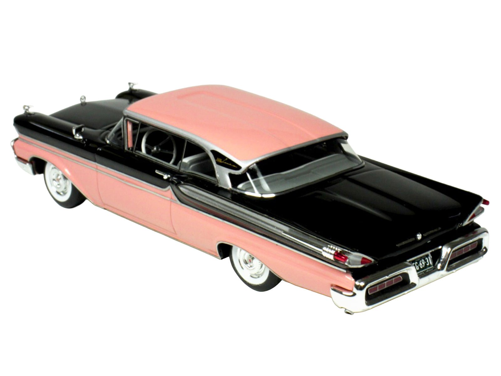 1958 Mercury Park Lane Shadow Rose and Black Limited Edition to 200 pieces Worldwide 1/43 Model Car by Goldvarg Collection