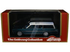 1964 Pontiac Safari Gulfstream Aqua Metallic with White Top and Blue Interior Limited Edition to 200 pieces Worldwide 1/43 Model Car by Goldvarg Collection-1