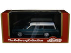 1964 Pontiac Safari Gulfstream Aqua Metallic with White Top and Blue Interior Limited Edition to 200 pieces Worldwide 1/43 Model Car by Goldvarg Collection