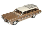 1964 Pontiac Safari Bronze Irid Metallic with Cream Top Limited Edition to 200 pieces Worldwide 1/43 Model Car by Goldvarg Collection-0