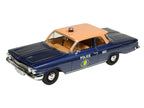 1961 Chevrolet Biscayne "Nassau County Police Department" Blue Metallic with Beige Top Limited Edition to 150 pieces Worldwide 1/43 Model Car by Goldvarg Collection-0