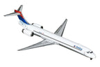 McDonnell Douglas MD-90 Commercial Aircraft "Delta Air Lines" (N910DN) White with Blue and Red Tail 1/400 Diecast Model Airplane by GeminiJets-0