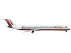 McDonnell Douglas MD-82 Commercial Aircraft "Trans World Airlines" White with Red Stripes 1/400 Diecast Model Airplane by GeminiJets-1