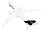 Boeing 777F Commercial Aircraft with Flaps Down "Lufthansa Cargo" White with Dark Blue Tail 1/400 Diecast Model Airplane by GeminiJets-2