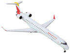 Bombardier CRJ1000 Commercial Aircraft "Iberia Regional" (EC-MVZ) White with Red Tail 1/400 Diecast Model Airplane by GeminiJets-1